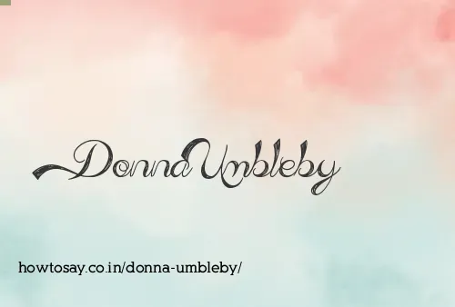 Donna Umbleby