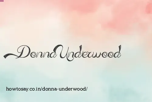 Donna Underwood