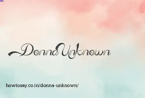 Donna Unknown