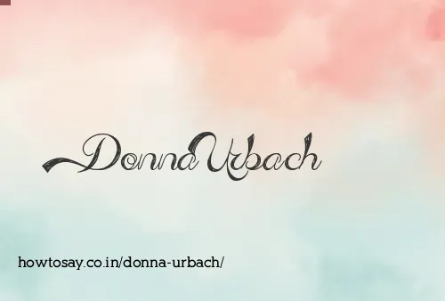 Donna Urbach