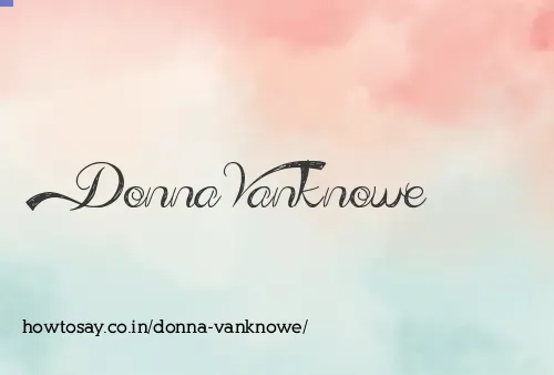 Donna Vanknowe