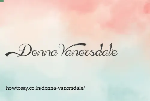 Donna Vanorsdale