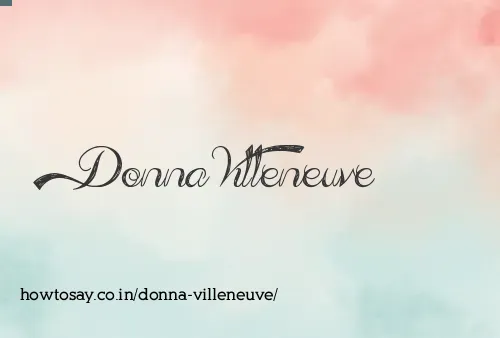 Donna Villeneuve