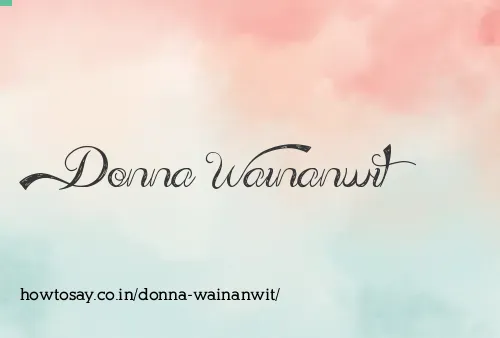 Donna Wainanwit