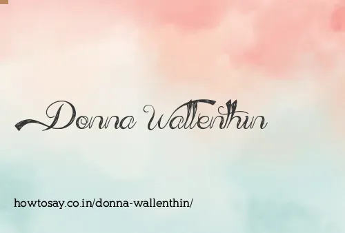Donna Wallenthin