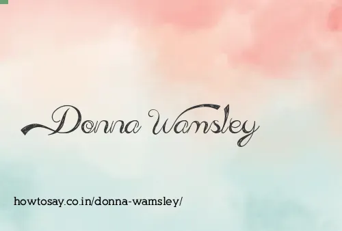 Donna Wamsley