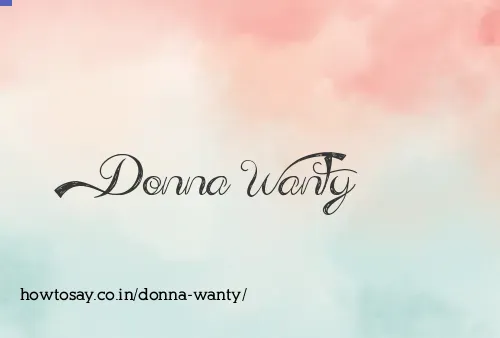 Donna Wanty