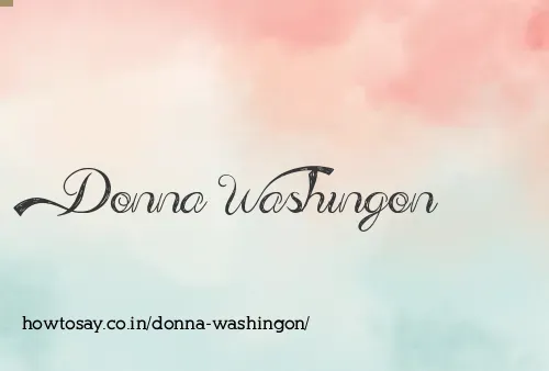 Donna Washingon