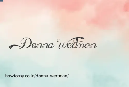 Donna Wertman