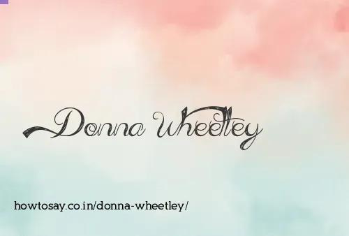 Donna Wheetley
