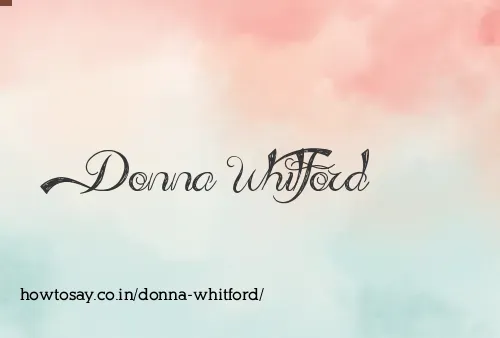 Donna Whitford