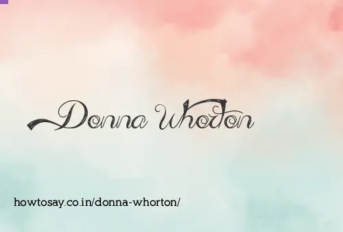 Donna Whorton