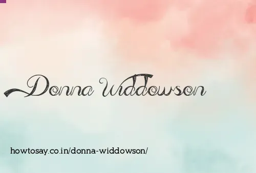 Donna Widdowson