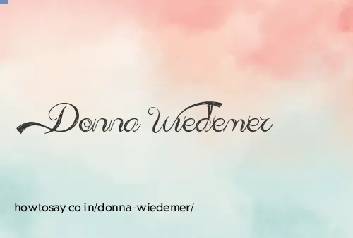 Donna Wiedemer