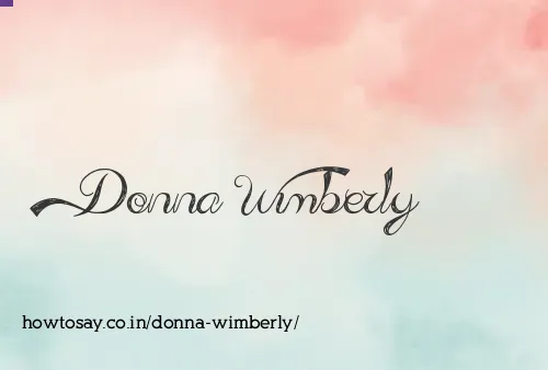 Donna Wimberly