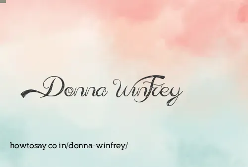 Donna Winfrey