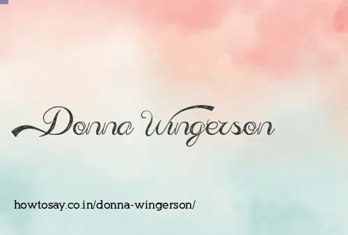 Donna Wingerson