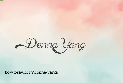 Donna Yang