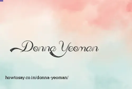 Donna Yeoman