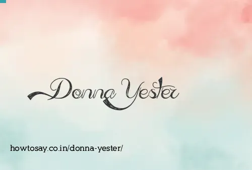 Donna Yester