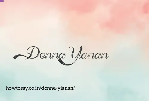 Donna Ylanan