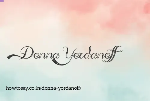 Donna Yordanoff