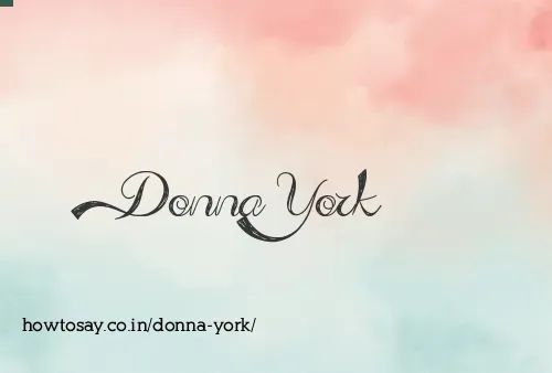 Donna York