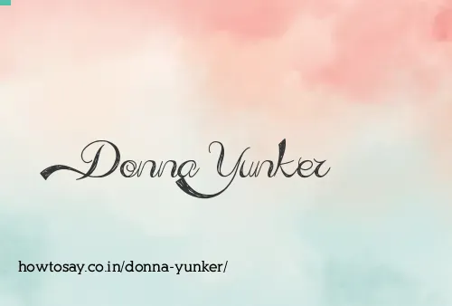 Donna Yunker