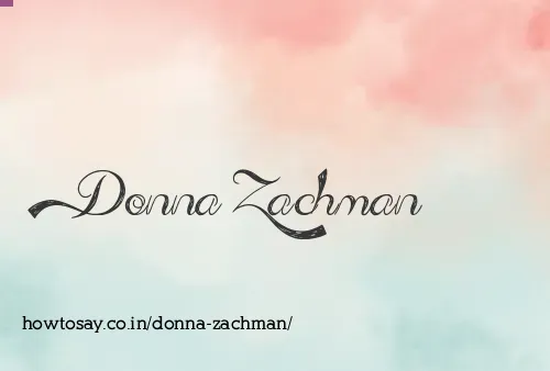 Donna Zachman