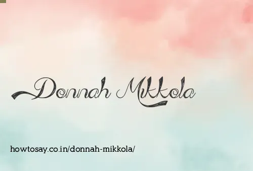 Donnah Mikkola