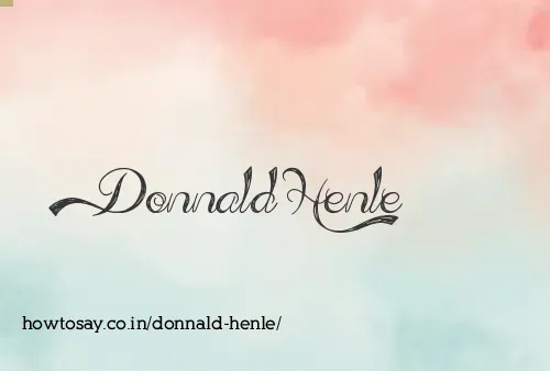 Donnald Henle