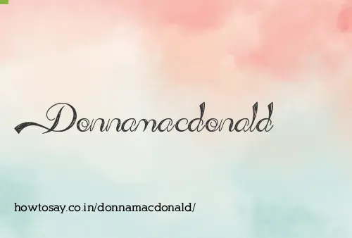 Donnamacdonald