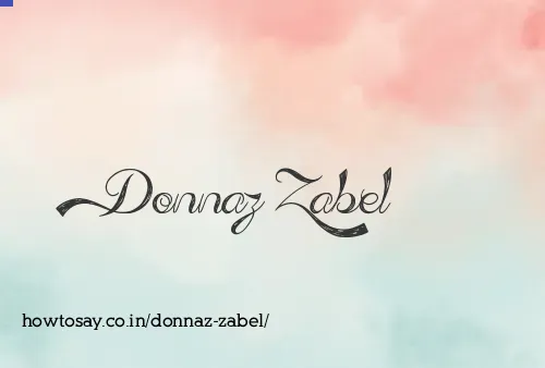 Donnaz Zabel