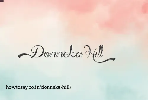 Donneka Hill
