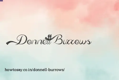 Donnell Burrows