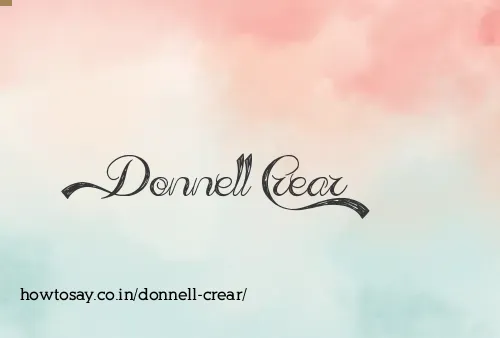 Donnell Crear