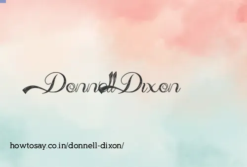 Donnell Dixon