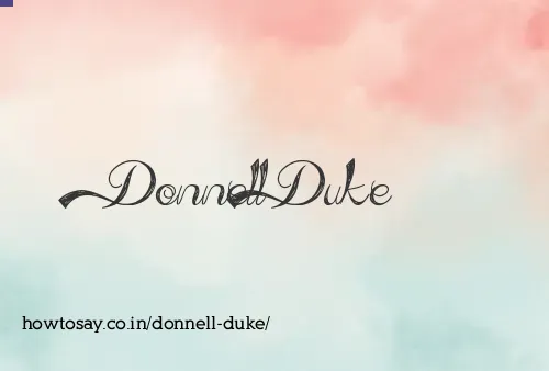 Donnell Duke