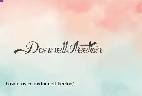 Donnell Fleeton