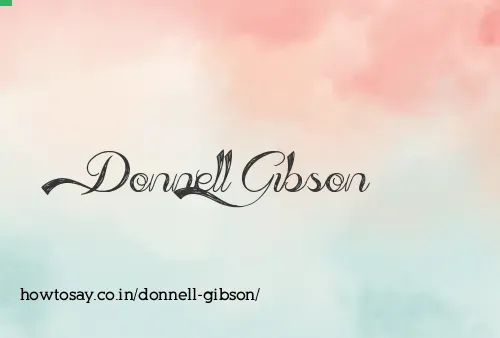 Donnell Gibson