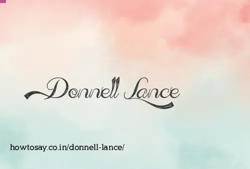 Donnell Lance