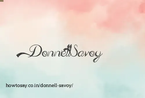 Donnell Savoy
