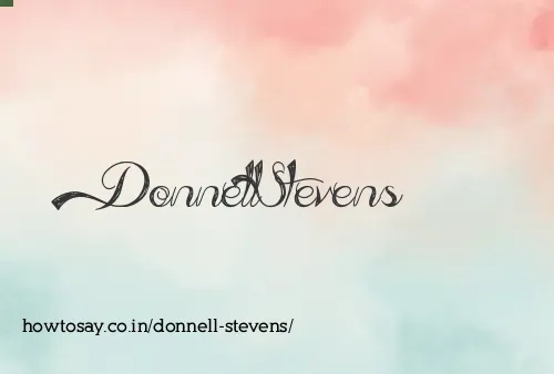 Donnell Stevens