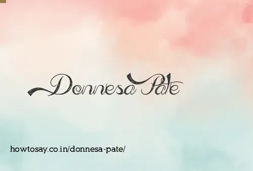 Donnesa Pate