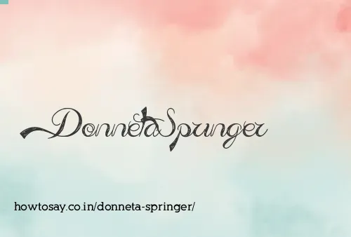 Donneta Springer