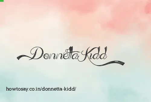 Donnetta Kidd