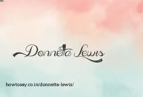 Donnetta Lewis