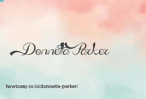 Donnetta Parker