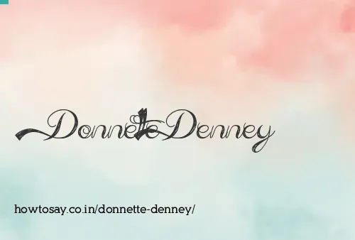 Donnette Denney