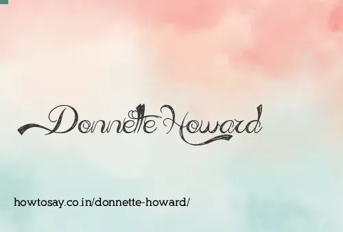 Donnette Howard